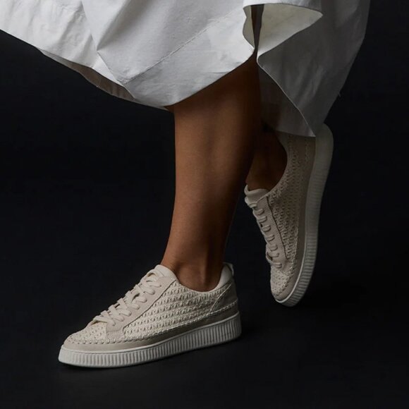 NEWDolce Vita womens Nicona Woven Sneaker Knited Sandstone 252